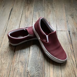 Maroon vans